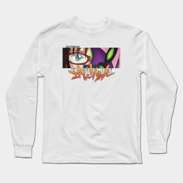 Evangelion Mari Makinami Long Sleeve T-Shirt by ND Studio